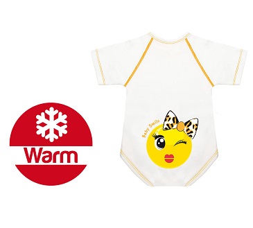 BODY 0 36 M CALDO COTONE WARM BABY SMILE FIOCCHETTINA - farmachicca