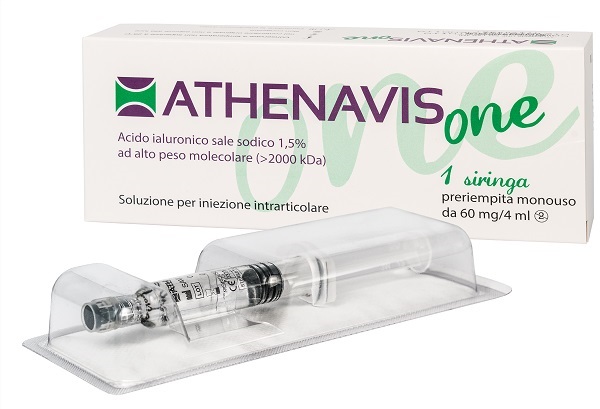 SIRINGA INTRA-ARTICOLARE ATHENAVIS ONE ACIDO IALURONICO 1,5% 4 ML - farmachicca