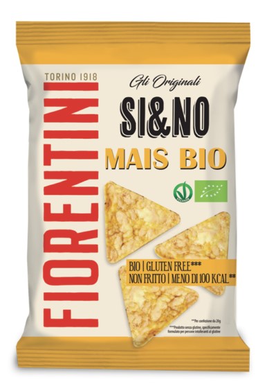 BIO SI&NO GALLETTINE DI MAIS TRIANGOLARI MULTIPACCO 6 CONFEZIONI DA 20 G - farmachicca