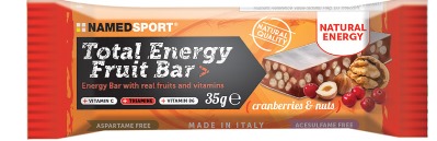 TOTAL ENERGY FRUIT BAR CRANBERRY & NUTS 35 G - farmachicca