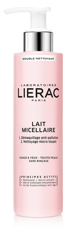 LIERAC DEMAQUILLANT LATTE MICELLARE A DOPPIA AZIONE 200 ML - farmachicca