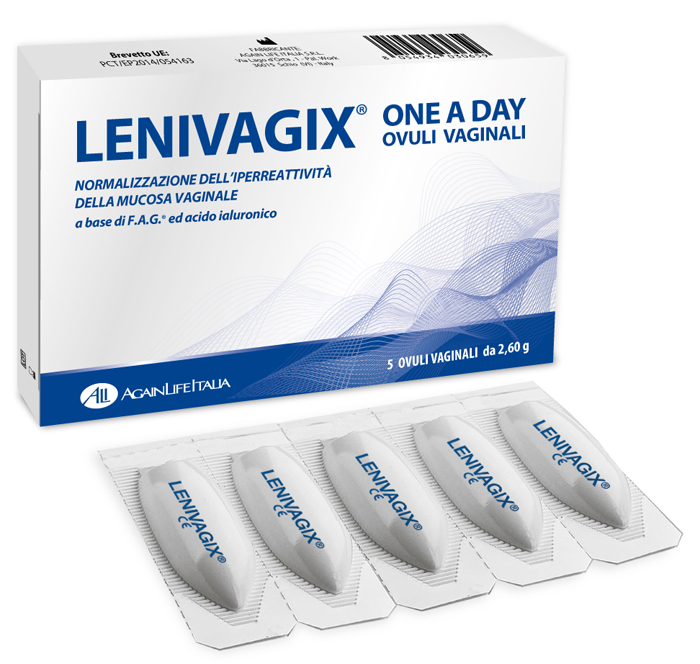 LENIVAGIX ONE A DAY 5 OVULI VAGINALI - farmachicca
