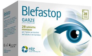 BLEFASTOP GARZA CON HY-TER IN COTONE PIEGATA CON FILO DI BARIO 28 PEZZI - farmachicca