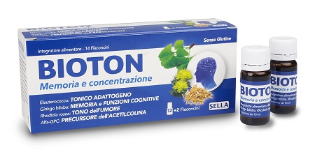 BIOTON ELEUTEROCOCCO MEMORIA CONCENTRAZIONE 14 FLACONCINI - farmachicca