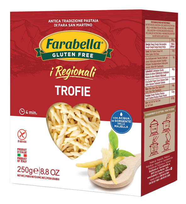 FARABELLA TROFIE I REGIONALI PASTA FRESCA STABILIZZATA 250 G - farmachicca