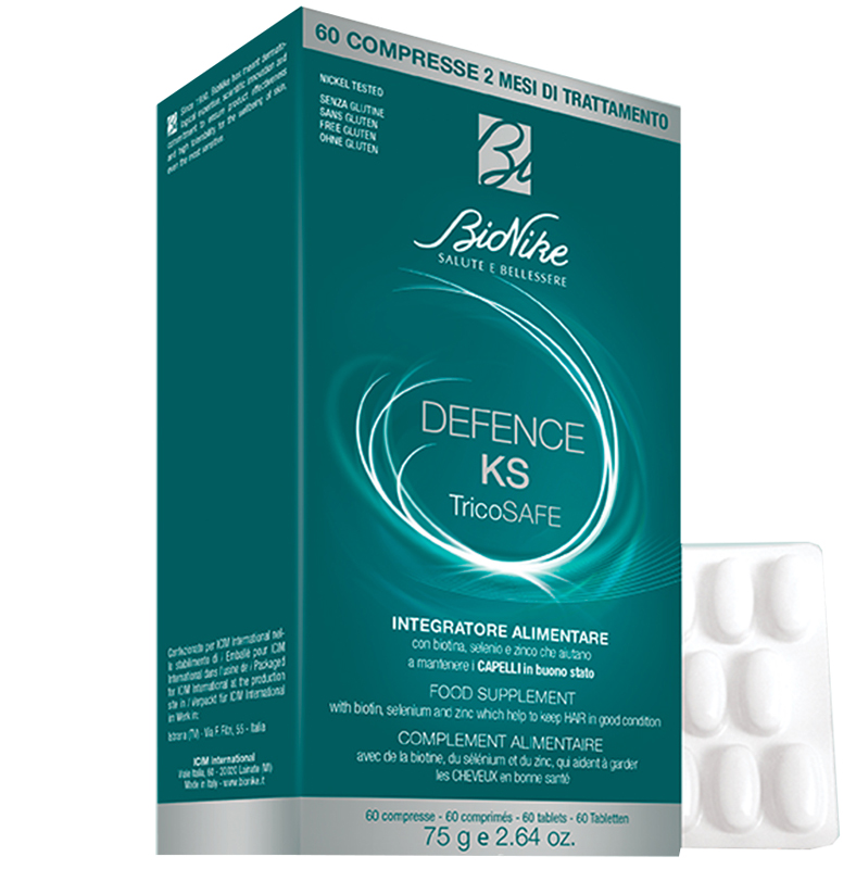 DEFENCE KS TRICOSAFE 60 COMPRESSE - farmachicca