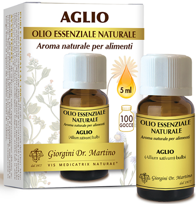 AGLIO OLIO ESSENZIALE VIVIFICATO 5 ML - farmachicca