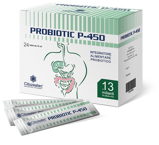 PROBIOTIC P-450 24 STICK MONODOSE 10 ML - farmachicca