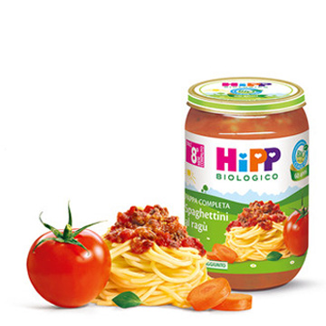 HIPP BIO SPAGHETTINI AL RAGU' 220 G - farmachicca