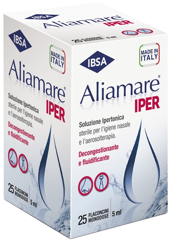 ALIAMARE 25 FLACONCINI IPERTONICI DA 5 ML - farmachicca