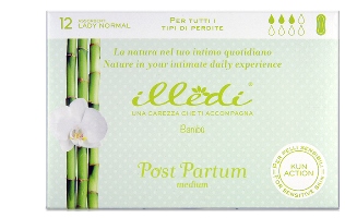 ILLEDI ASSORBENTI LADY NORMAL SENZA ALI POST PARTO PER TUTTI I TIPI DI PERDITE MEDIUM 12 PEZZI - farmachicca