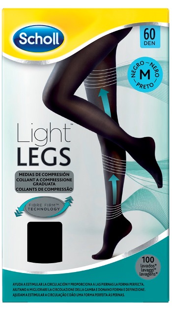 SCHOLL LIGHTLEGS 60 DENARI TAGLIA M COLORE NERO 1 PAIO - farmachicca