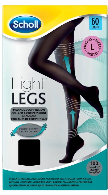 SCHOLL LIGHTLEGS 60 DENARI TAGLIA L COLORE NERO 1 PAIO - farmachicca