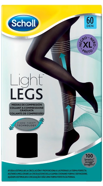 SCHOLL LIGHTLEGS 60 DENARI TAGLIA XL COLORE NERO 1 PAIO - farmachicca
