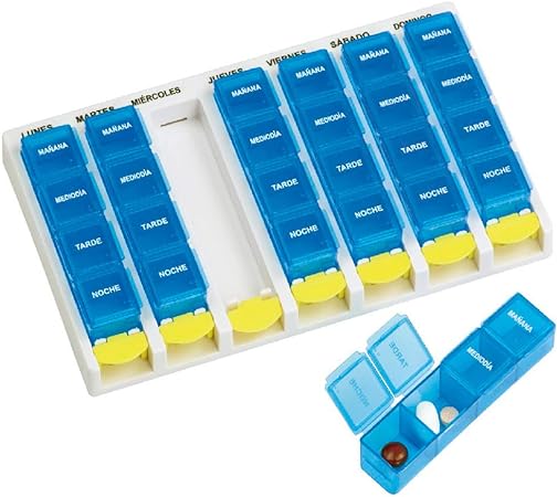 MEDS PORTAPILLOLE SETTIMANALE 4 DOSI MEDS - farmachicca