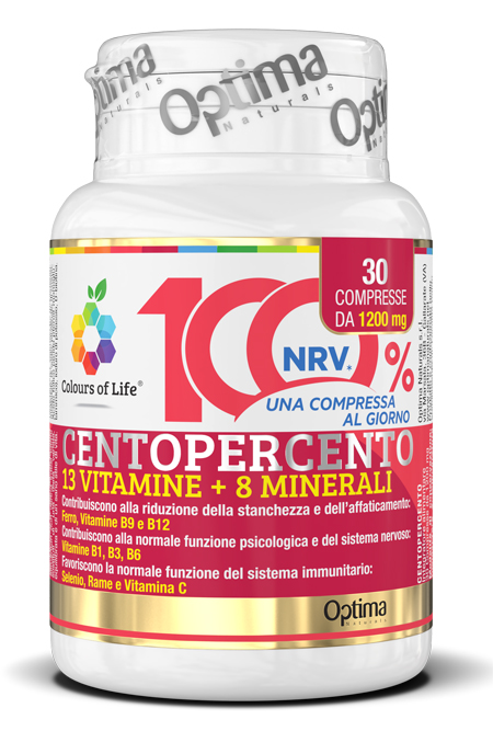 COLOURS OF LIFE CENTOPERCENTO 30 COMPRESSE 1200 MG - farmachicca