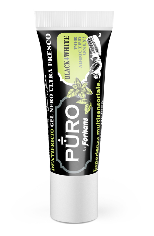 FORHANS BLACK4WHITE DENTIFRICIO 12 ML - farmachicca