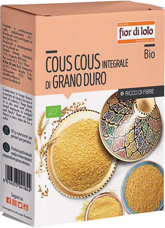 COUS COUS INTEGRALE GRANO DURO BIO 500 G - farmachicca