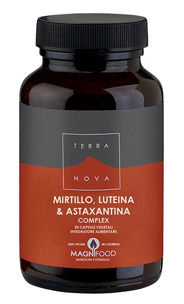 TERRANOVA MIRTILLO LUTEINA ASTAXANTINA SINERGIA PER GLI OCCHI 50 CAPSULE - farmachicca