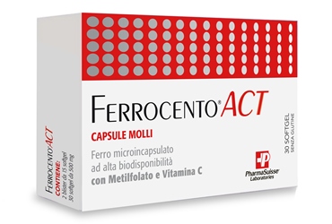 FERROCENTO ACT 30 CAPSULE MOLLI - farmachicca