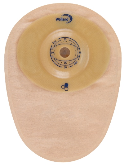 SACCA PER COLOSTOMIA WELLAND AURUM CONVEX COLO MIDI OPACA RITAGLIABILE DIAMETRO 13-48 MM INIZIO CONVESSITA' 48 MM 10 PEZZI - farmachicca