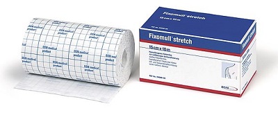 FASCIA AUTOADESIVA IPOALLERGENICA FIXOMULL STRETCH PER FISSAGGIO CATETERI M 5 X 5 CM - farmachicca