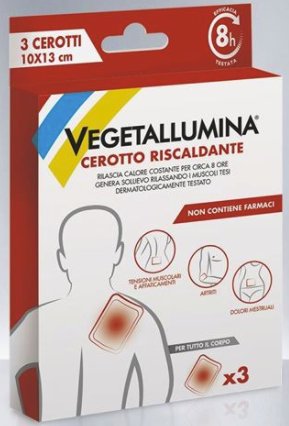 VEGETALLUMINA CEROTTO RISCALDANTE 3 PEZZI - farmachicca