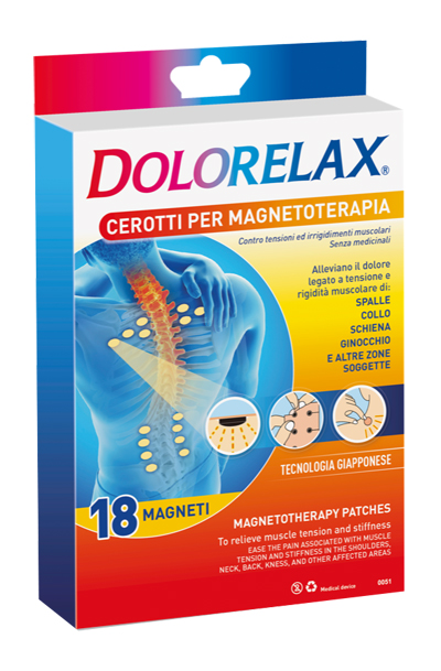 CEROTTO PER MAGNETOTERAPIA DOLORELAX 18 PEZZI - farmachicca