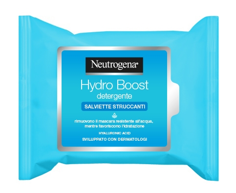 NEUTROGENA HYDRO BOOST SALVIETTE STRUCCANTI 25 PEZZI - farmachicca