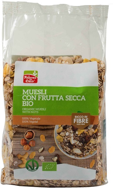 MUESLI FRUTTA SECCA BIO 375 G - farmachicca