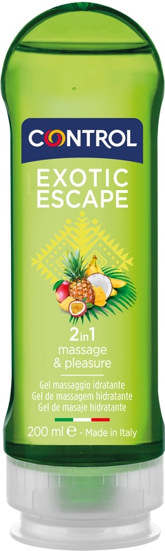CONTROL GEL PER MASSAGGI EXOTIC ESCAPE 200 ML - farmachicca