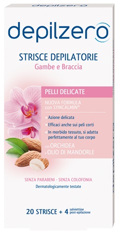DEPILZERO STRISCE GAMBE BRACCIA 20 PEZZI - farmachicca