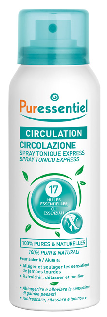 PURESSENTIEL SPRAY TONICO EXPRESS CIRCOLAZIONE 100 ML - farmachicca