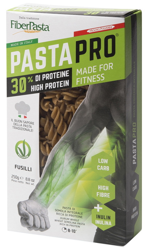 FIBERPASTA FUSILLI PROTEICI PASTAPRO 250 G - farmachicca