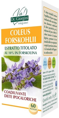 COLEUS FORSKOHLII ESTRATTO TITOLATO 60 PASTIGLIE - farmachicca
