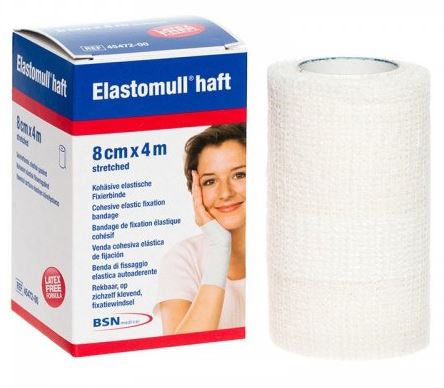 BENDA ELASTICA ELASTOMULL 8 X 400 CM 2 PEZZI - farmachicca