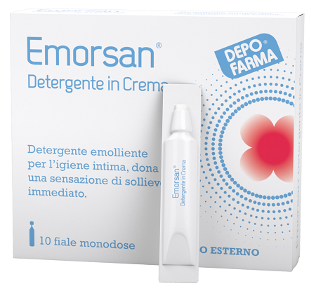 EMORSAN DETERGENTE CREMA 10 FIALE DA 3,5 ML - farmachicca