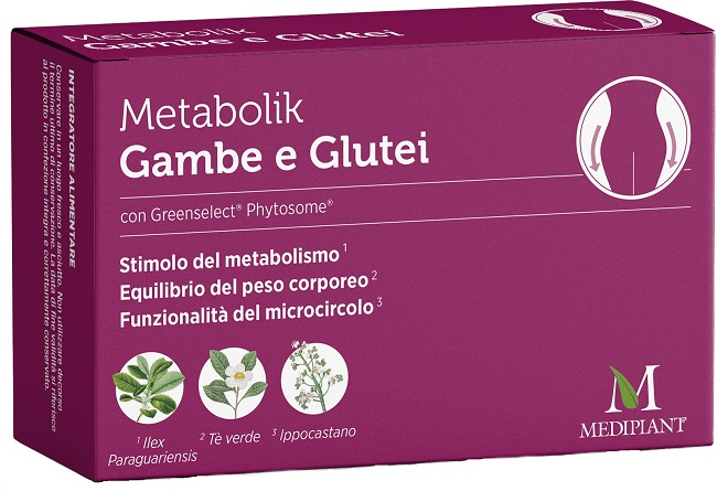 TORNA IN FORMA METABOLIK GAMBE E GLUTEI 30 CAPSULE - farmachicca