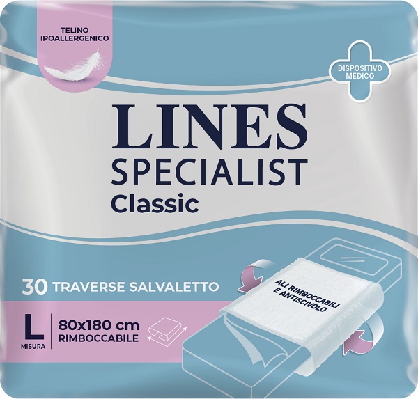 TRAVERSA LINES SPECIALIST CLASSIC 80X180 CM 30 PEZZI - farmachicca
