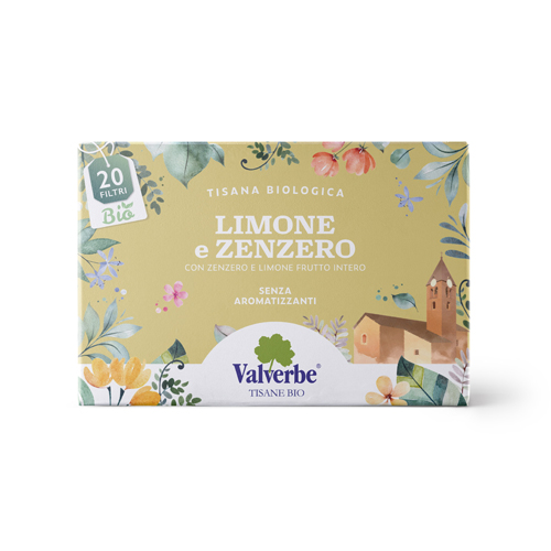 TISANA LIMONE/ZENZERO BIO 20 FILTRI - farmachicca