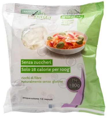 ZENPASTA SHIRATAKI ESSICATO TAGLIATELLE MONODOSE 75 G - farmachicca