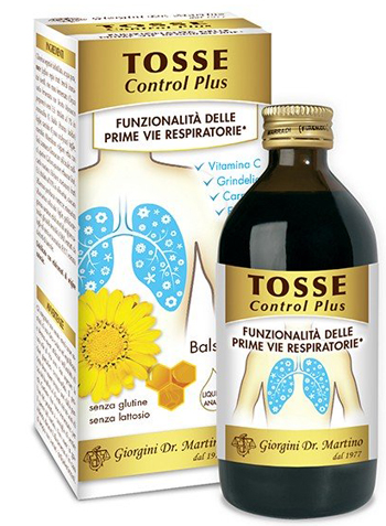 TOSSE CONTROL PLUS 200 ML LIQUIDO ANALCOLICO - farmachicca