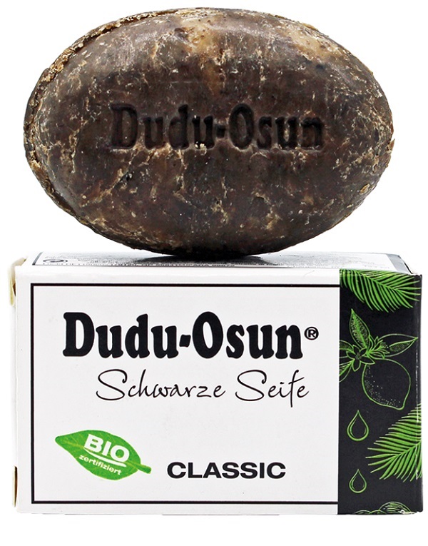 DUDU OSUN SAPONETTA SCHWARZE SEITE 150 G - farmachicca
