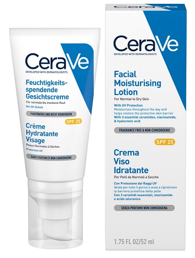 CERAVE CREMA VISO IDRATANTE SPF25 52 ML - farmachicca