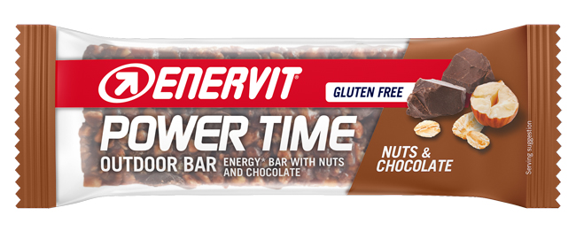 ENERVIT POWER TIME BARRETTA SENZA GLUTINE AL CIOCCOLATO 1 PEZZO - farmachicca