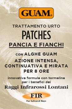 GUAM PATCHES TRATTAMENTO URTO PANCIA E FIANCHI 8 PEZZI - farmachicca