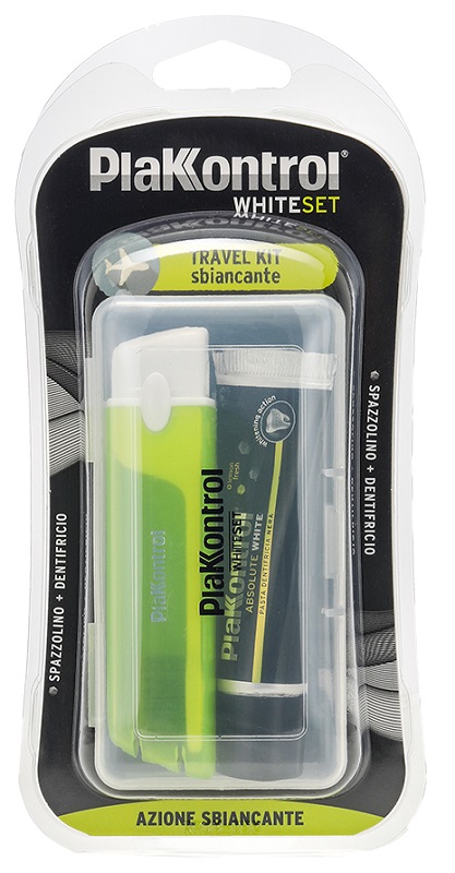 PLAKKONTROL WHITE SET TRAVEL KIT - farmachicca