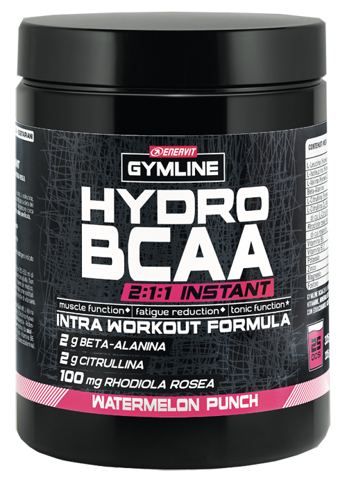 GYMLINE MUSCLE HYDRO BCAA INSTANT WATERMELON POLVERE 335 G - farmachicca