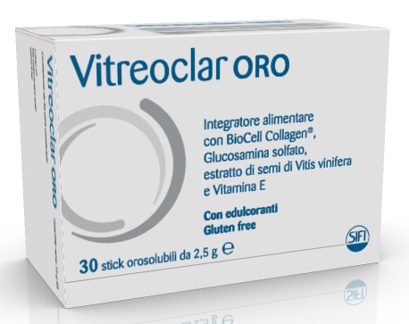 VITREOCLAR ORO 30 BUSTINE OROSOLUBILI DA 2,5 G - farmachicca