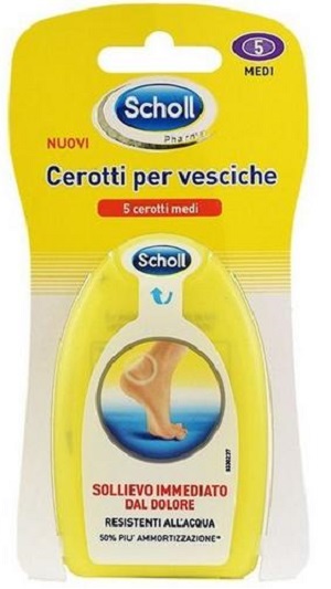 SCHOLL CEROTTI PER VESCICHE MEDIO 5 PEZZI - farmachicca